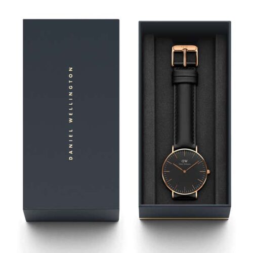 Đồng Hồ DW Nam Nữ Chính Hãng Classic Sheffield Black