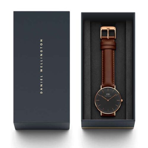 Đồng Hồ DW Nam Nữ Chính Hãng Classic St Mawes Black