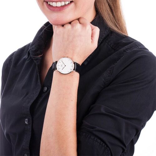 Đồng Hồ DW Chính Hãng Classic Sheffield White Rose Gold