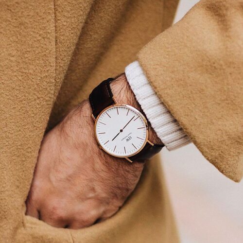 Đồng Hồ DW Chính Hãng Classic Sheffield White Rose Gold