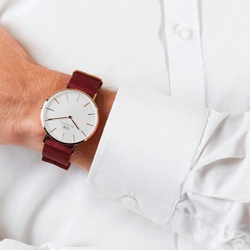 Đồng Hồ DW Chính Hãng Classic Roselyn White Rose Gold