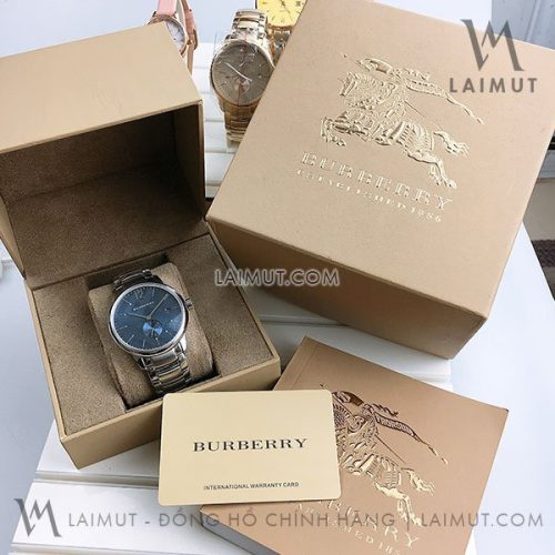 Đồng Hồ Chính Hãng Burberry Nam The Classic Blue Dial 40mm - Hình ảnh 7