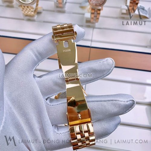 Đồng Hồ Chính Hãng Michael Kors Lexington Champagne Dial 38mm - Hình ảnh 5