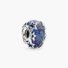 Charm Pandora 790015C00 Galaxy Blue & Star Murano Charm | Laimut | Ảnh 3D