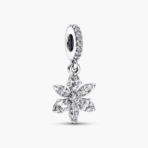 Charm Pandora 792382C01 Sparkling Herbarium Cluster Dangle Charm | Laimut | Ảnh 3D