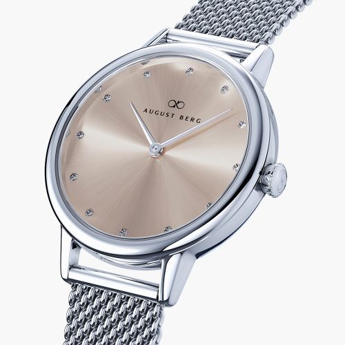 Đồng hồ August Berg 10928E22MSL chính hãng | Serenity Petite Champagne | Laimut | Ảnh 3D