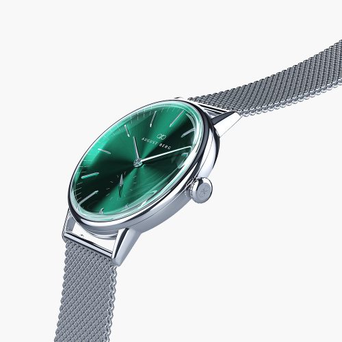 Đồng hồ August Berg 10140E11MSL Serenity Greenhill | Laimut | Ảnh 3D