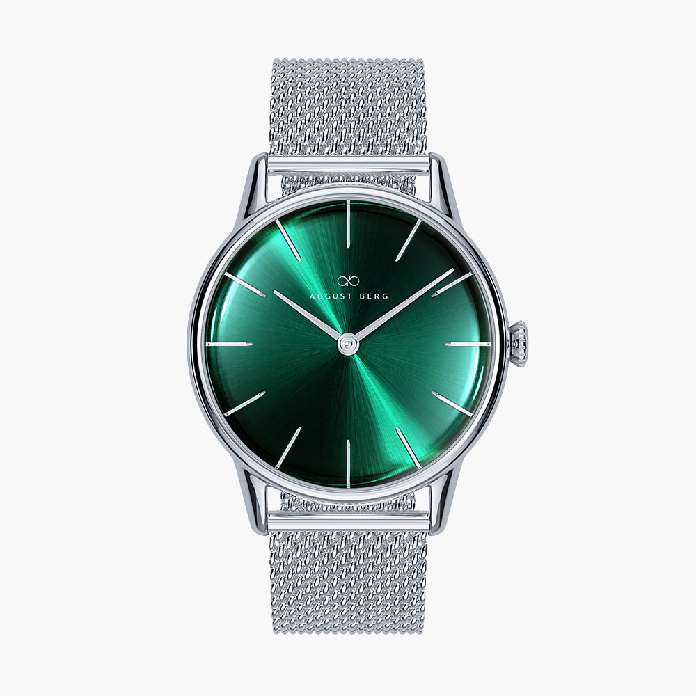 Đồng hồ August Berg 10232E11MSL Serenity Greenhill | Laimut | Ảnh 3D