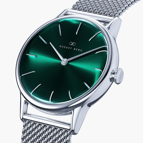 Đồng hồ August Berg 10232E11MSL Serenity Greenhill | Laimut | Ảnh 3D