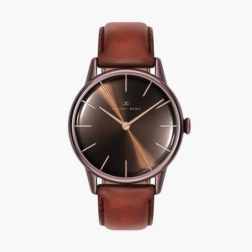 Đồng hồ August Berg 10232C07LBN11 chính hãng | Serenity Cuppa Brown | Laimut | Ảnh 3D
