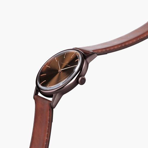 Đồng hồ August Berg 10232C07LBN11 chính hãng | Serenity Cuppa Brown | Laimut | Ảnh 3D