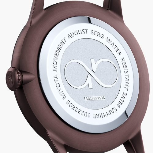 Đồng hồ August Berg 10232C07LBN11 chính hãng | Serenity Cuppa Brown | Laimut | Ảnh 3D