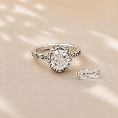 Nhẫn Pandora 196250CZ Round Sparkle Ring | Laimut | Ảnh chụp thực tế