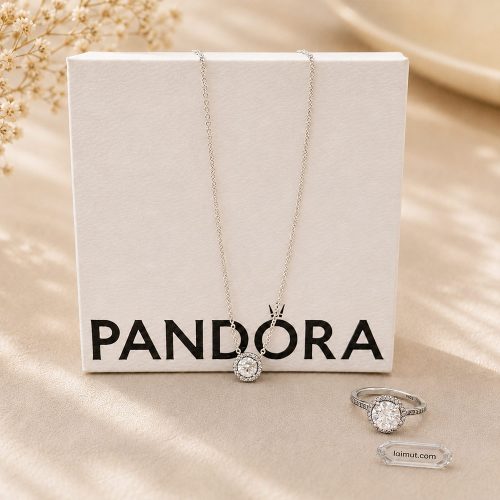 Nhẫn Pandora 196250CZ Round Sparkle Ring | Laimut | Ảnh chụp thực tế