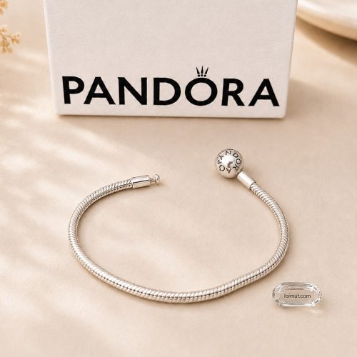Vòng charm Pandora 590728 Moments Snake Chain Bracelet | Laimut | Ảnh chụp thực tế