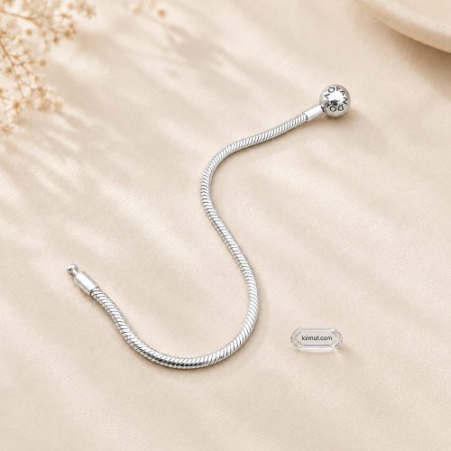Vòng charm Pandora 590728 Moments Snake Chain Bracelet | Laimut | Ảnh chụp thực tế