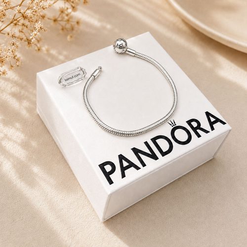 Vòng charm Pandora 590728 Moments Snake Chain Bracelet | Laimut | Ảnh chụp thực tế