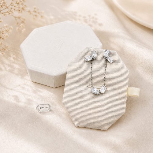 Chi tiết pear cut Bộ trang sức Swarovski 5665829 Mesmera Set