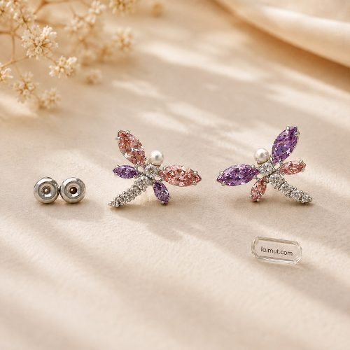 Bông tai Swarovski 5737371 chụp thật toàn bộ