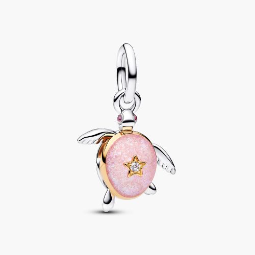 Charm Pandora 764432C01 2026 Pink Sea Turtle Lab-grown Diamond Dangle Charm | Laimut | Ảnh 3D