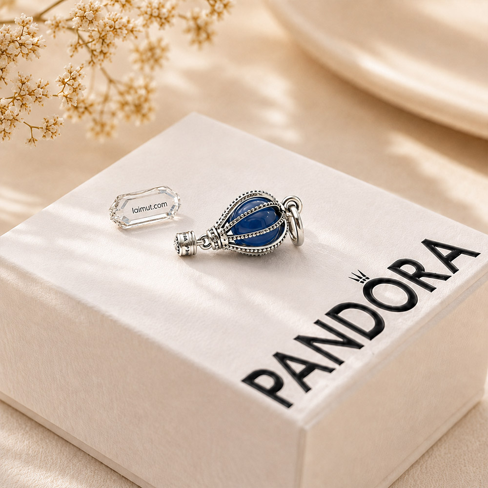 Charm Pandora 798064NMB Air Balloon Silver Dangle Charm | Laimut | Ảnh chụp thực tế