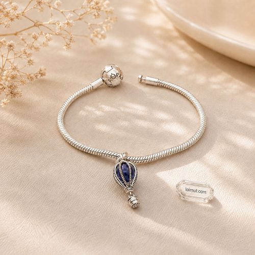 Charm Pandora 798064NMB Air Balloon Silver Dangle Charm | Laimut | Ảnh chụp thực tế