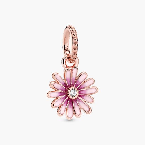 Charm Pandora 788771C01 Pink Daisy Flower Dangle Charm chính hãng