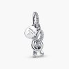 Charm Pandora 793780C01 Pavé Infinity Knot Dangle Charm | Laimut | Ảnh 3D