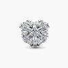 Charm Pandora 794240C01 Sparkling Heart Charm | Laimut | Ảnh 3D