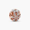Charm Pandora 782383C01 Sparkling Herbarium Cluster Round Charm | Laimut | Ảnh 3D
