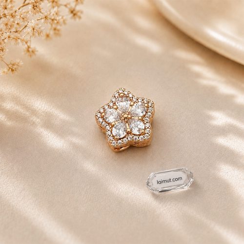 Charm Pandora 789224C01 Sparkling Snowflake Pavé Charm | Laimut | Ảnh chụp thực tế