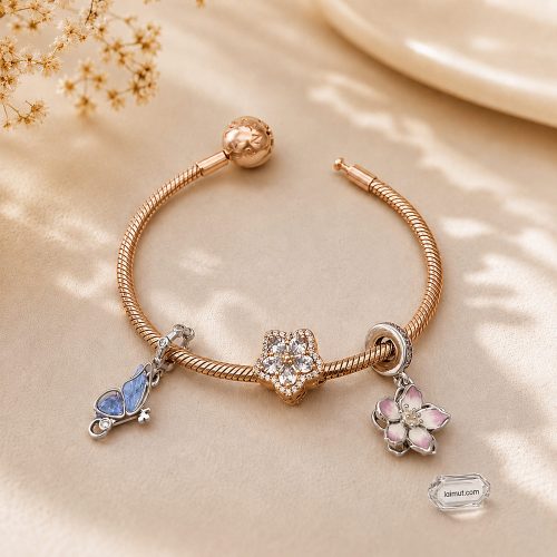 Charm Pandora 789224C01 Sparkling Snowflake Pavé Charm | Laimut | Ảnh chụp thực tế