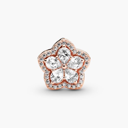 Charm Pandora 789224C01 Sparkling Snowflake Pavé Charm | Laimut | Ảnh 3D