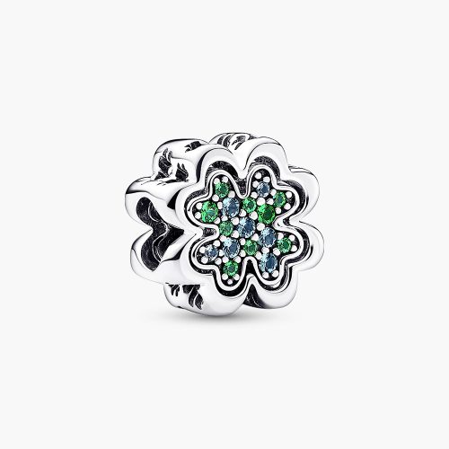 Charm Pandora 792752C01 Splittable Four Leaf Clover Charm chính hãng