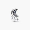 Charm Pandora 799643C01 Star & Crescent Moon Charm | Laimut | Ảnh 3D