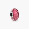 Charm Pandora 798872C00 Wavy Fancy Pink Murano Glass Charm | Laimut | Ảnh 3D