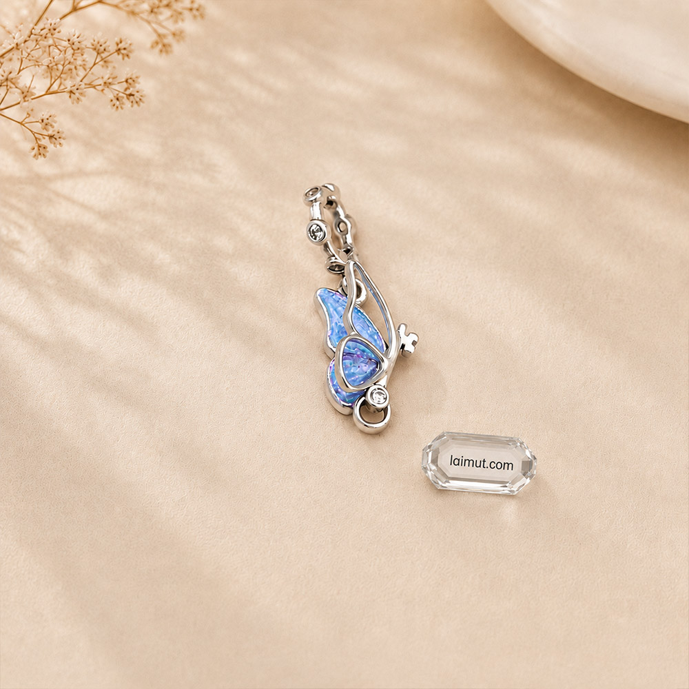 Charm Pandora 794241C01 Winged Dangle Charm | Laimut | Ảnh chụp thực tế