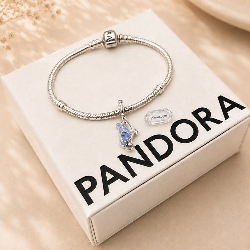 Charm Pandora 794241C01 Winged Dangle Charm | Laimut | Ảnh chụp thực tế
