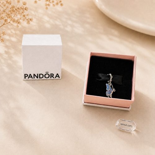 Charm Pandora 794241C01 Winged Dangle Charm | Laimut | Ảnh chụp thực tế fullbox