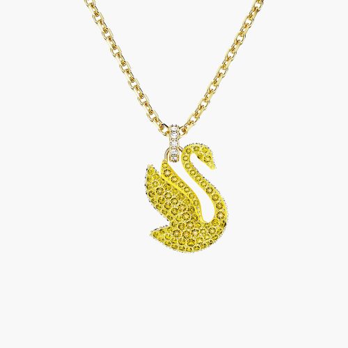 Dây chuyền Swarovski 5647553 Iconic Swan Yellow chính hãng