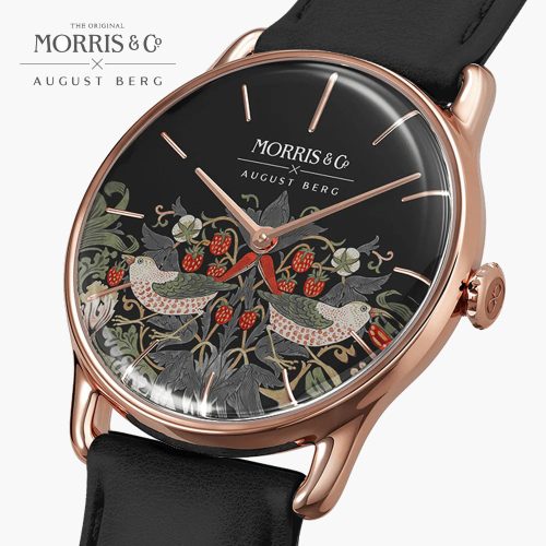 Đồng hồ August Berg M1ST0530A29LBK Simply Strawberry Thief chính hãng