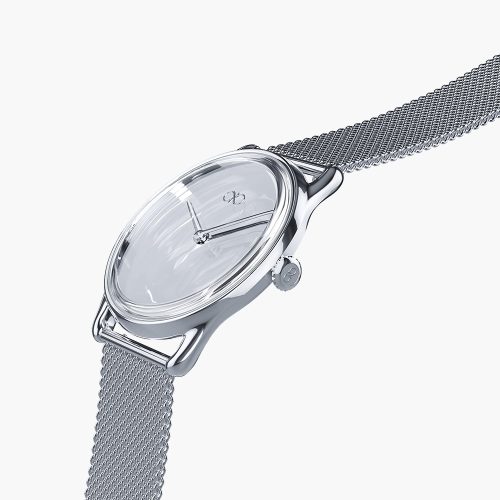 Đồng hồ August Berg 10438E12MSLS Reflexion Silver | Laimut | Ảnh 3D