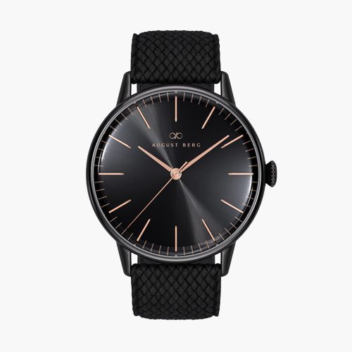 Đồng hồ August Berg 10240F01VBK Serenity Noir Black chính hãng | Ảnh 3D