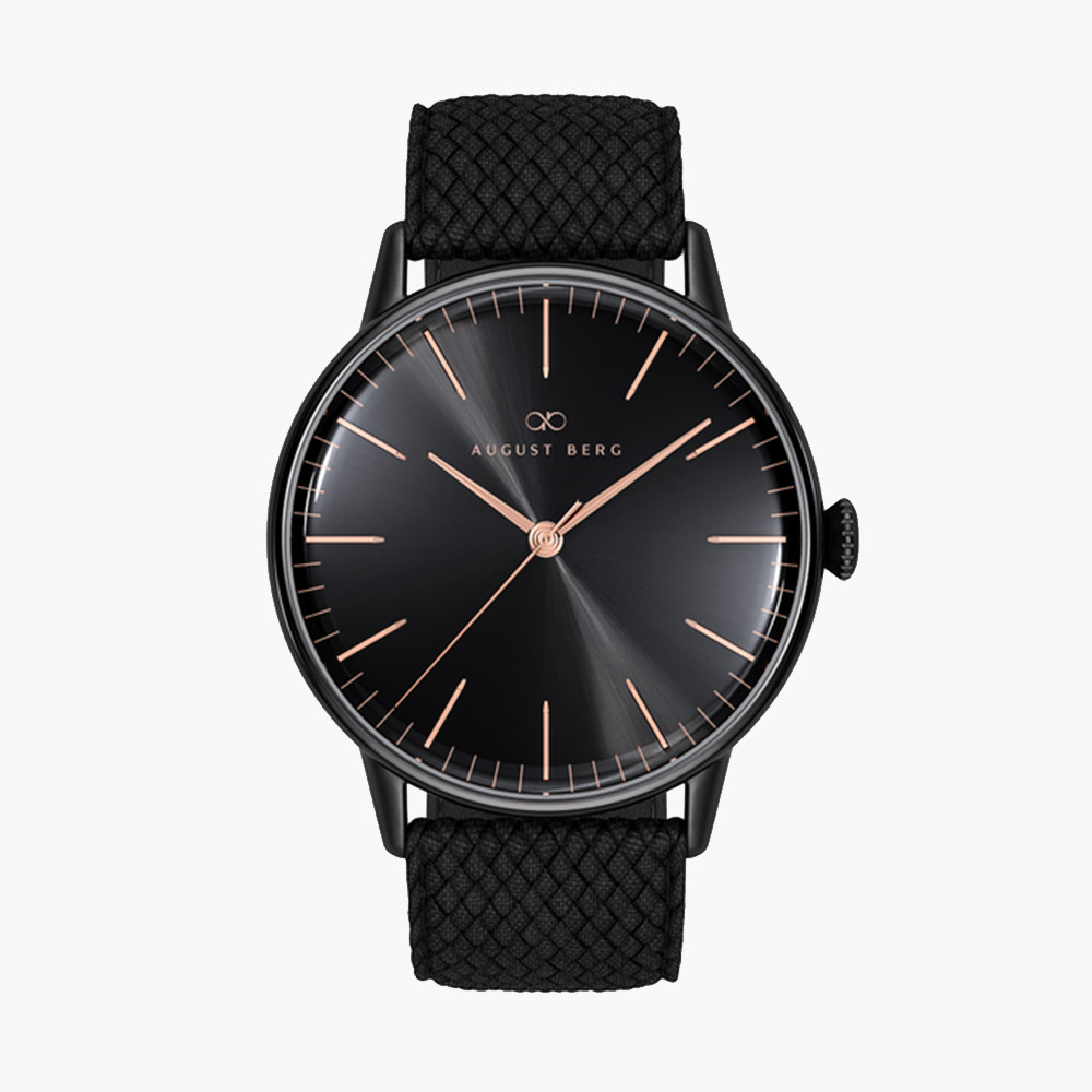 Đồng hồ August Berg 10240F01VBK Serenity Noir Black chính hãng | Ảnh 3D