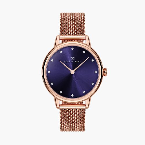 Đồng hồ August Berg 10928A33MRG Serenity Petite Royal Purple chính hãng | Ảnh 3D