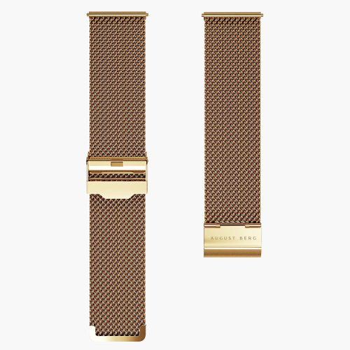 Dây đồng hồ August Berg 10140D02MGD Serenity Shine Gold chính hãng | Ảnh 3D