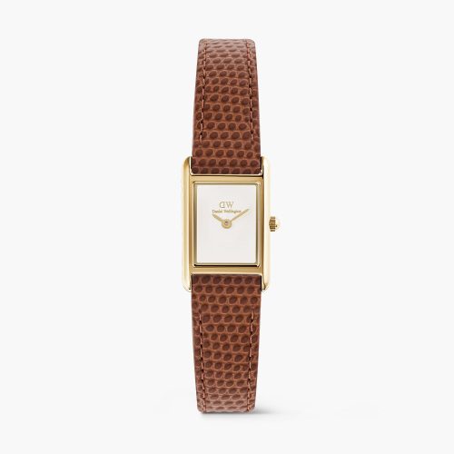 Đồng hồ Daniel Wellington DW00100905 Bound Mini Light Brown Lizard Gold chính hãng