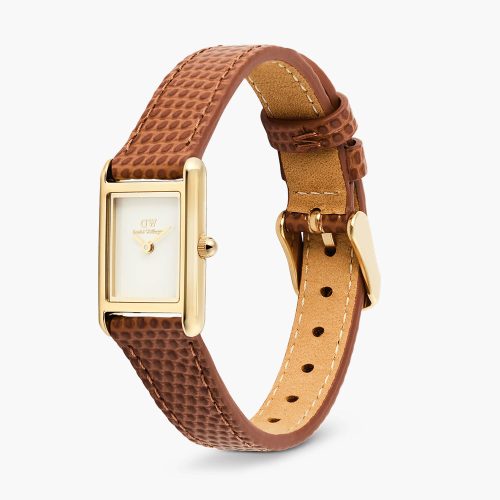 Đồng hồ Daniel Wellington DW00100905 Bound Mini Light Brown Lizard Gold chính hãng
