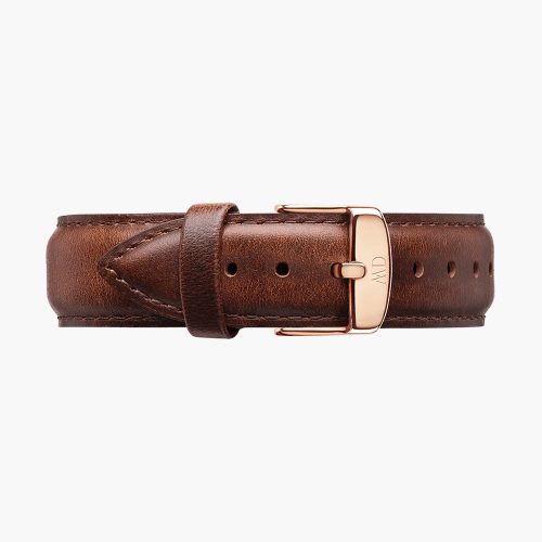 Dây đồng hồ Daniel Wellington DW00100124 Classic St Mawes Black Rose Gold chính hãng