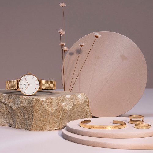 Đồng hồ Daniel Wellington DW00100163 Petite Melrose Rose Gold chính hãng và phụ kiện
